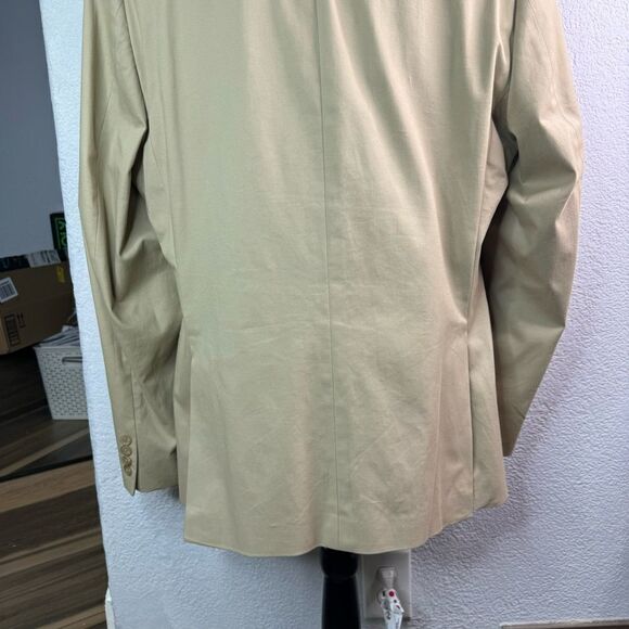 Lauren Ralph Lauren Slim Fit Double Button Tan Men's Blazer Sz 42R - Picture 7 of 9